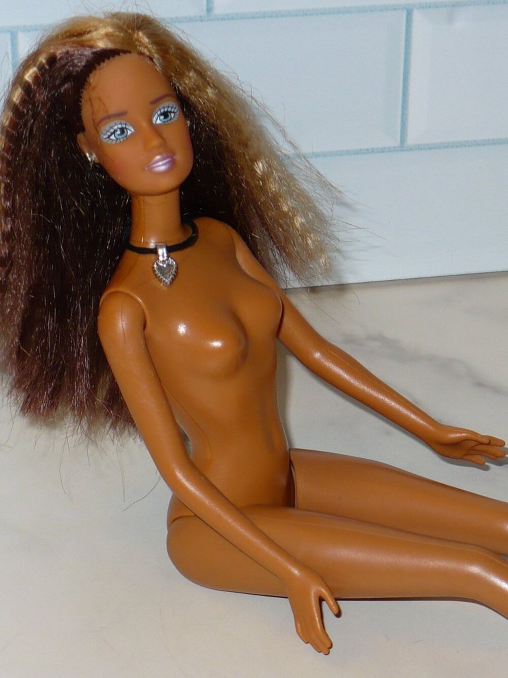 Mattel Barbie 2003 Cali Girl Doll ~ Tan Crimped Hair Teresa